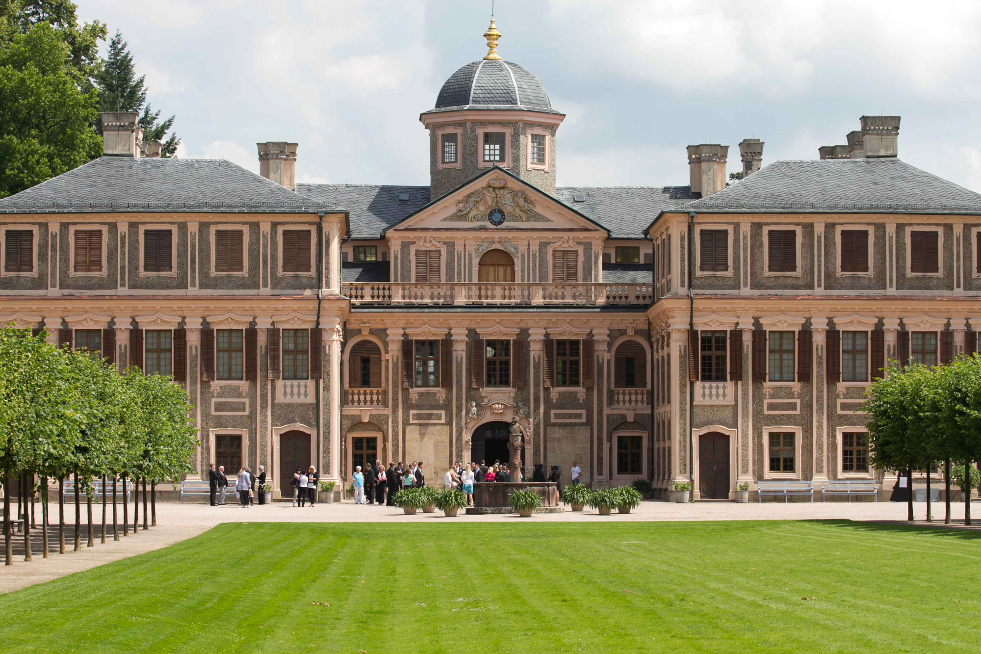 Hochzeitsfotografie am Schloss