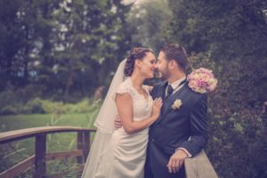 Hochzeitbilder vom Brautpaar in Biesheim
